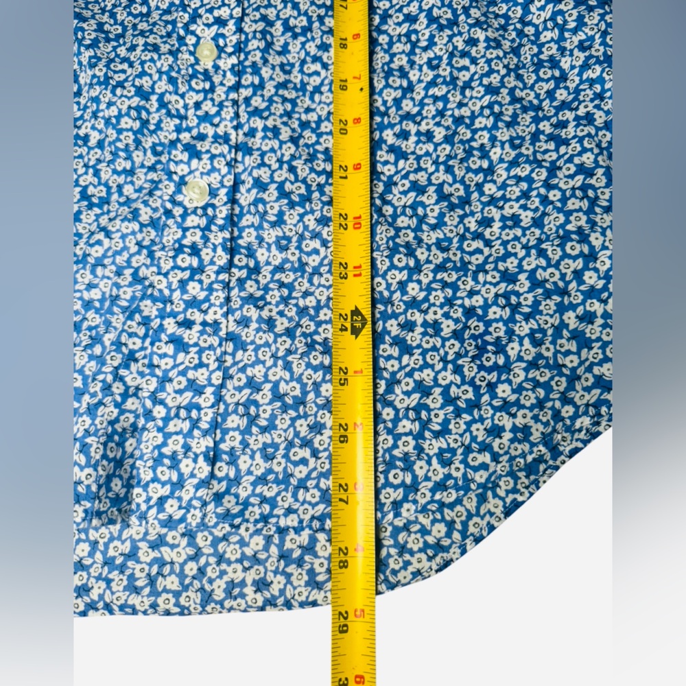 Polo Ralph Lauren Blue Floral Button-Up Shirt - Picture 7 of 9